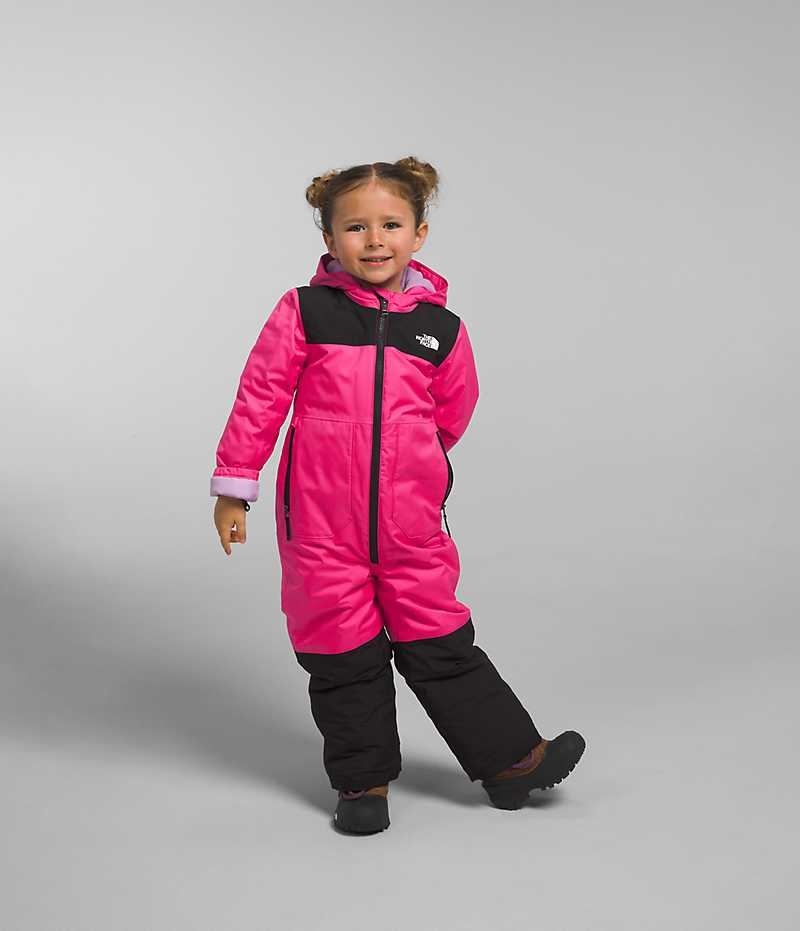 Doudoune The North Face Freedom Snow Suit Fille Rose | FRANCE WHPBI