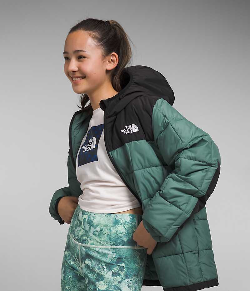 Doudoune The North Face Lhotse Fille Vert | FRANCE YKZHE