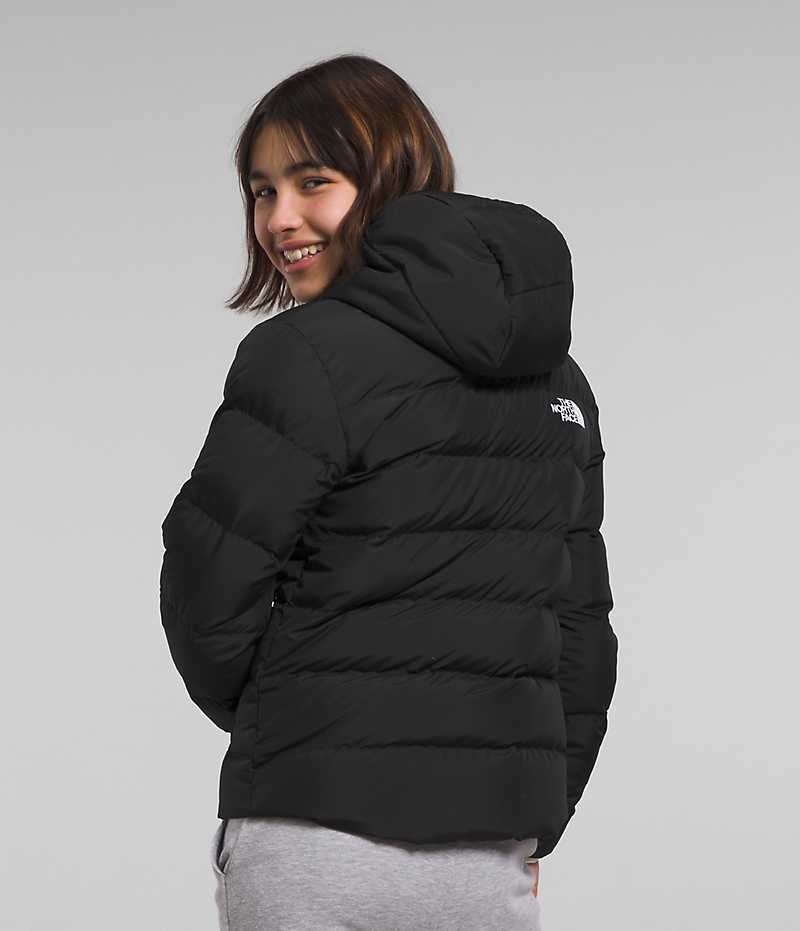 Doudoune The North Face Reversible North Encapuchonné Fille Noir | PARIS JHRVD