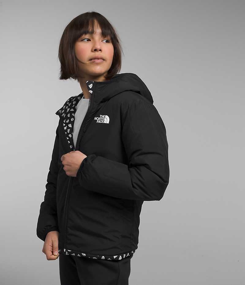 Doudoune The North Face Reversible North Encapuchonné Fille Noir | FR SMZVP