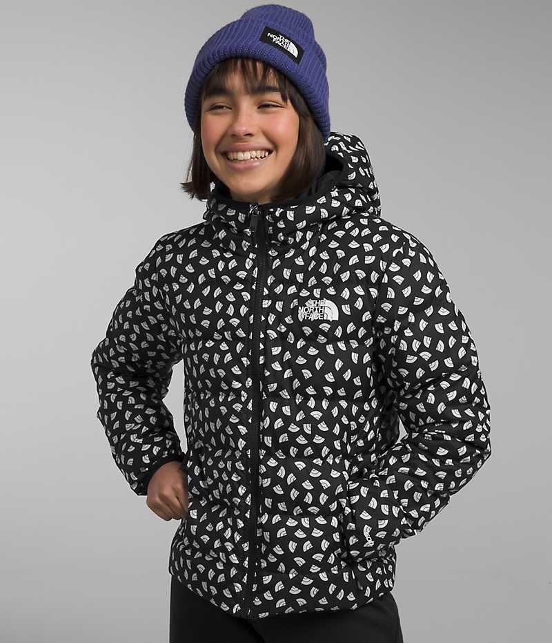 Doudoune The North Face Reversible North Encapuchonné Fille Noir | FR SMZVP