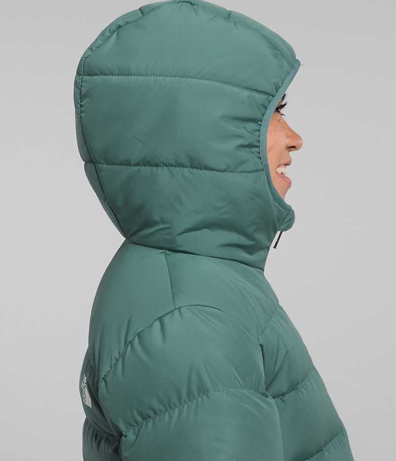 Doudoune The North Face Reversible North Encapuchonné Fille Vert | FRANCE IMKBV