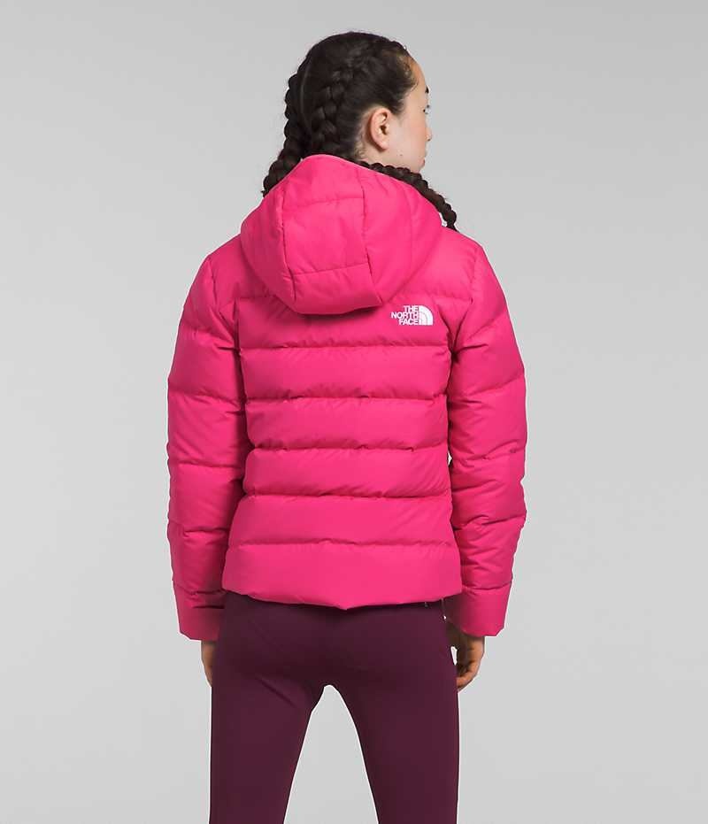 Doudoune The North Face Reversible North Encapuchonné Fille Rose | PARIS NVPUF