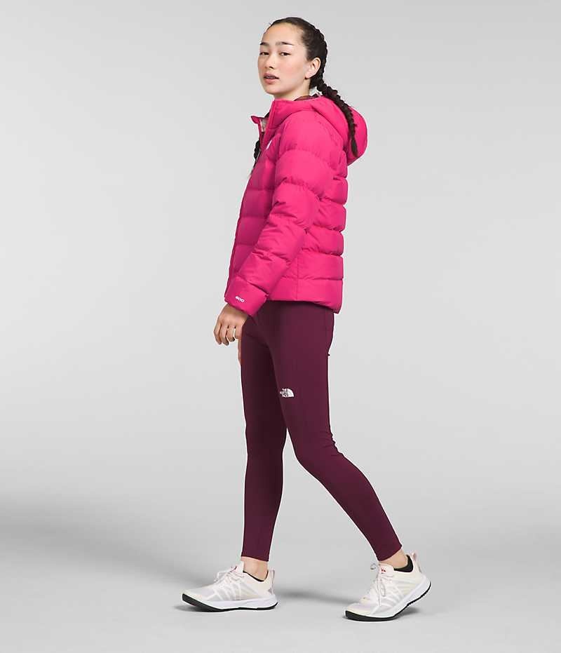 Doudoune The North Face Reversible North Encapuchonné Fille Rose | PARIS NVPUF