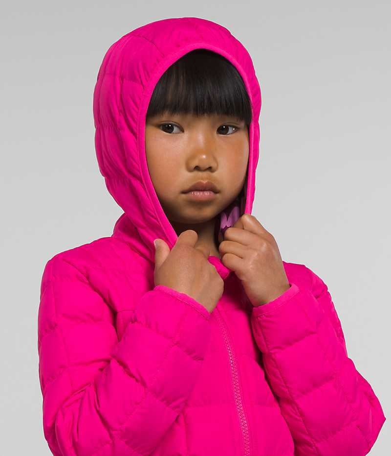 Doudoune The North Face Reversible ThermoBall™ Encapuchonné Fille Rose | PARIS DJLZB