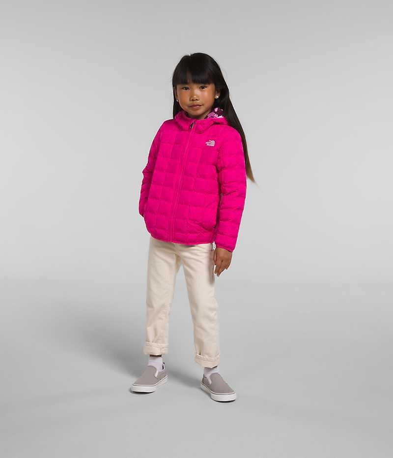 Doudoune The North Face Reversible ThermoBall™ Encapuchonné Fille Rose | PARIS DJLZB