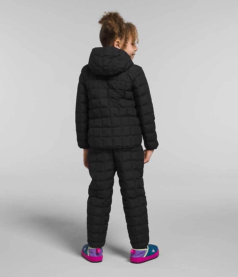 Doudoune The North Face Reversible ThermoBall™ Encapuchonné Fille Noir | FR NVKCM