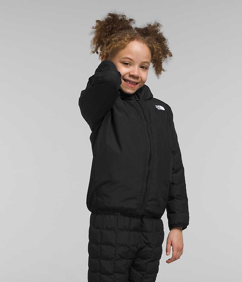 Doudoune The North Face Reversible ThermoBall™ Encapuchonné Fille Noir | FR NVKCM