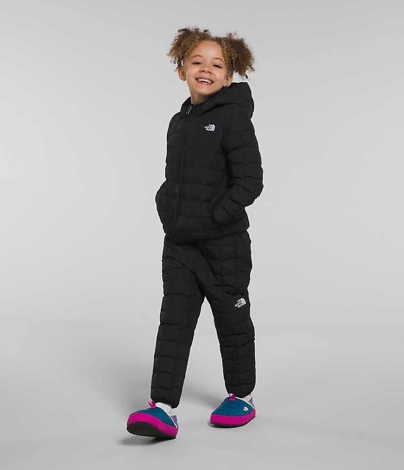 Doudoune The North Face Reversible ThermoBall™ Encapuchonné Fille Noir | FR NVKCM