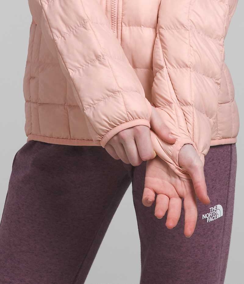 Doudoune The North Face ThermoBall™ Encapuchonné Fille Rose | FRANCE TDFYE