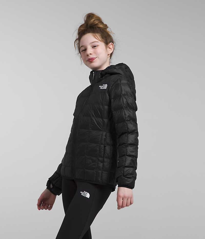 Doudoune The North Face ThermoBall™ Encapuchonné Fille Noir | PARIS UQVPI