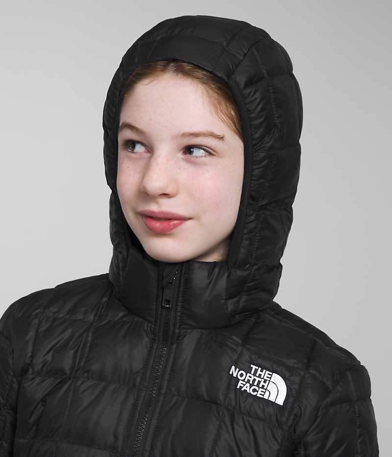 Doudoune The North Face ThermoBall™ Encapuchonné Fille Noir | PARIS UQVPI