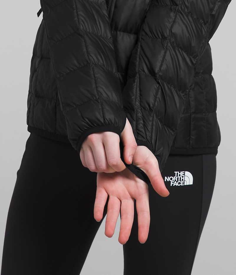 Doudoune The North Face ThermoBall™ Encapuchonné Fille Noir | PARIS UQVPI