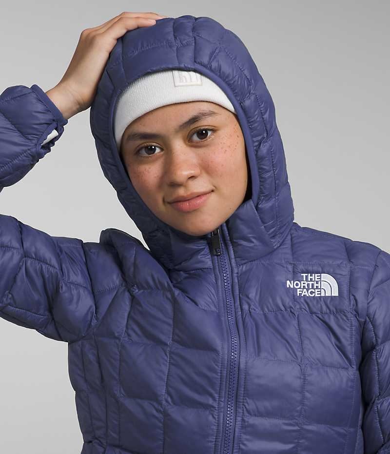 Doudoune The North Face ThermoBall™ Encapuchonné Fille Bleu | FR OYHJW