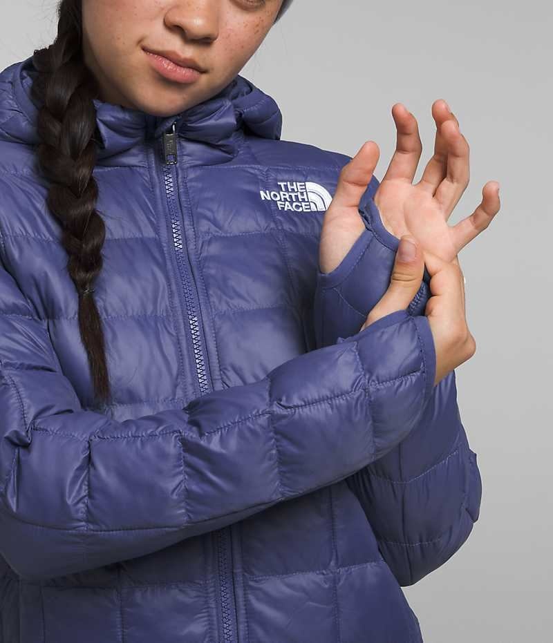 Doudoune The North Face ThermoBall™ Encapuchonné Fille Bleu | FR OYHJW