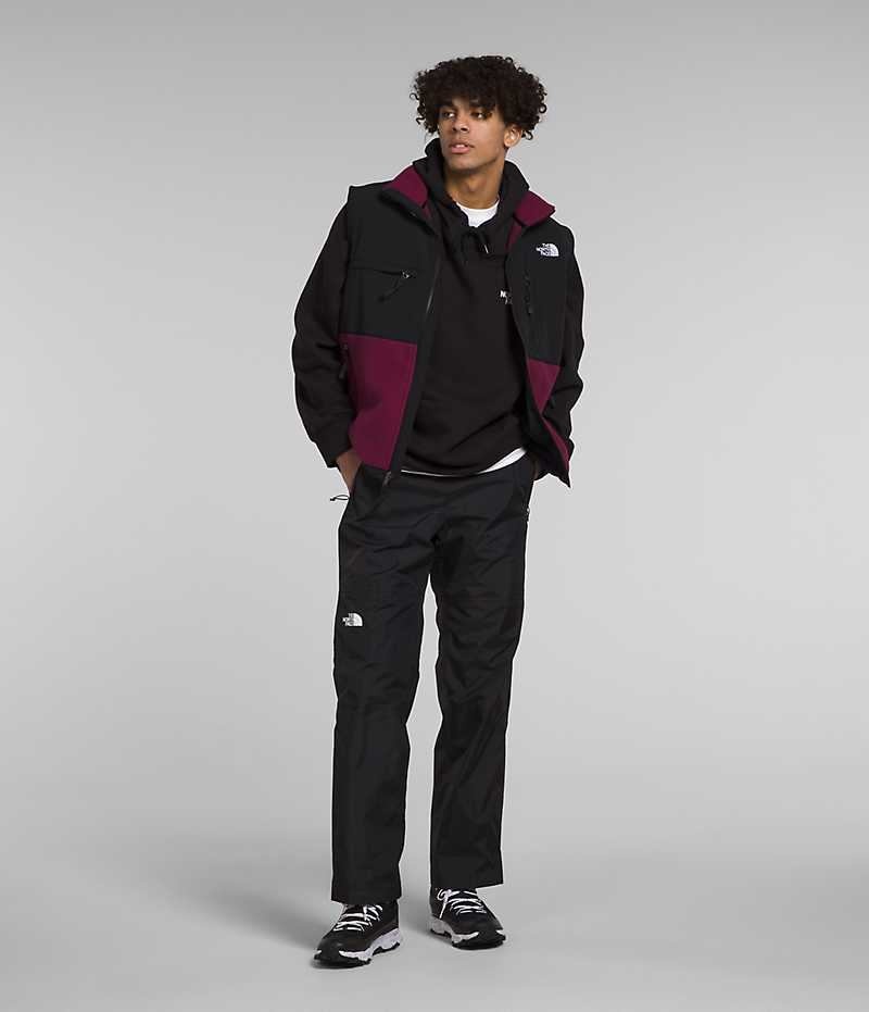 Gilet The North Face Denali Homme Fushia Noir | FR CSKET