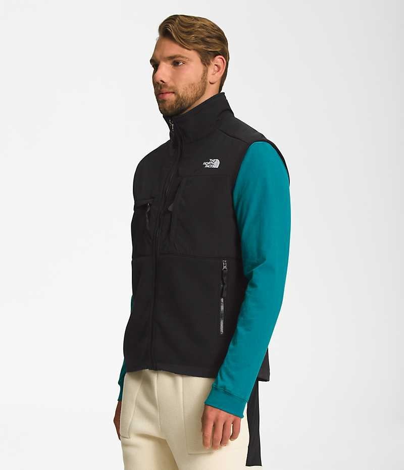 Gilet The North Face Denali Homme Noir | FRANCE BXKOA