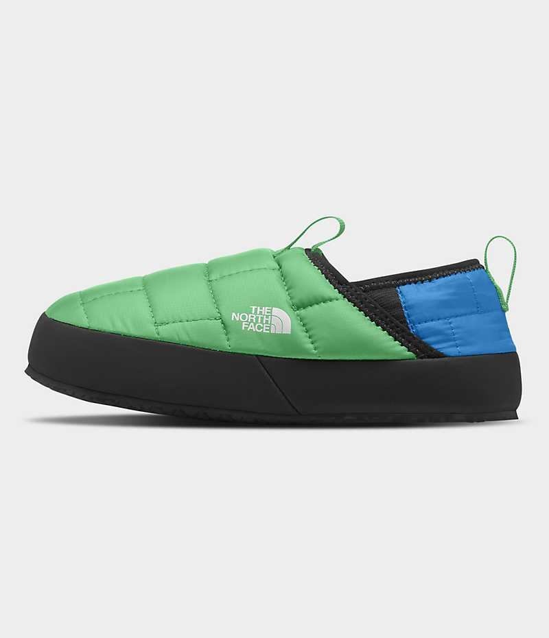 Mules The North Face ThermoBall™ Traction II Garcon Vert Bleu | FRANCE DSAUX