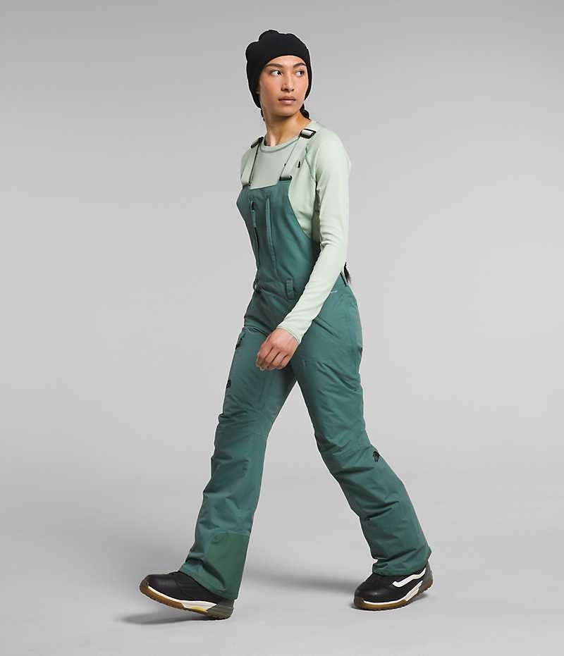 Pantalon Bib The North Face Freedom Insulated Femme Vert | PARIS DCVFE