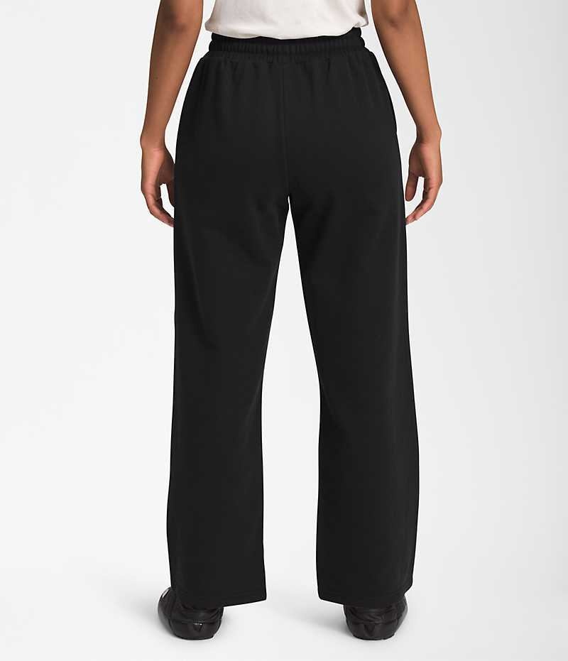 Pantalon En Molleton The North Face Felted Larges Leg Femme Noir | FR XNWIT