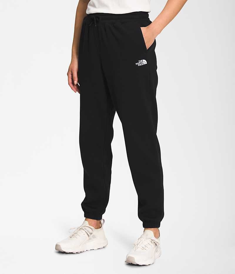 Pantalon En Molleton The North Face Half Dome Femme Noir | FR BTKGL