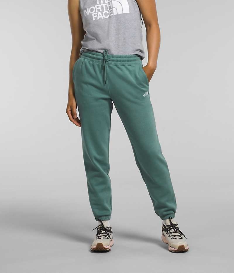 Pantalon En Molleton The North Face Half Dome Femme Vert | PARIS UTYOK