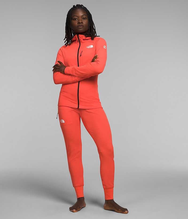 Pantalon En Molleton The North Face Summit Series FUTUREFLEECE™ Femme Orange | PARIS QKOIY