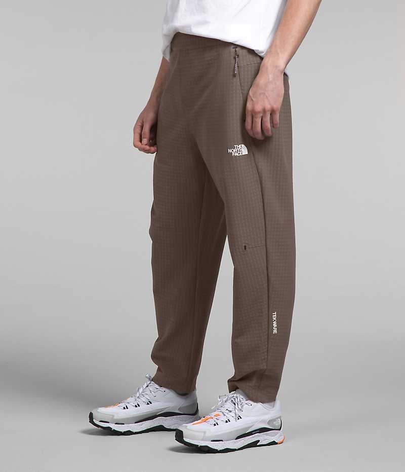 Pantalon En Molleton The North Face Tekware™ Grid Homme Marron | FR VONXH