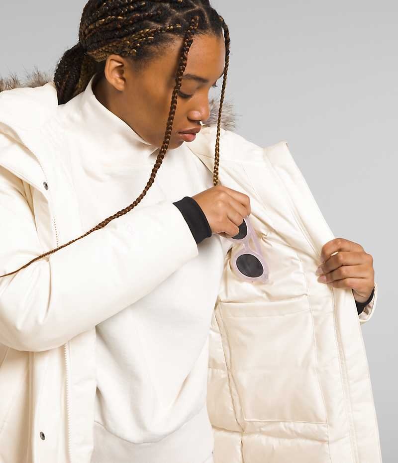 Parka The North Face Arctic Femme Blanche | FRANCE GHAOF