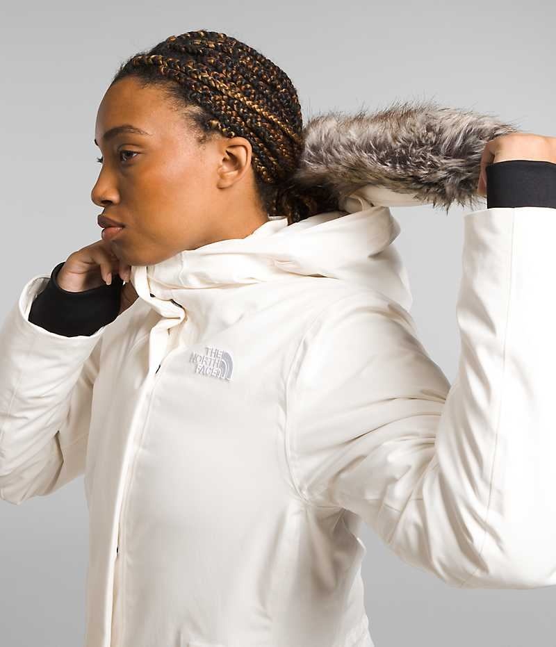 Parka The North Face Arctic Femme Blanche | FRANCE GHAOF