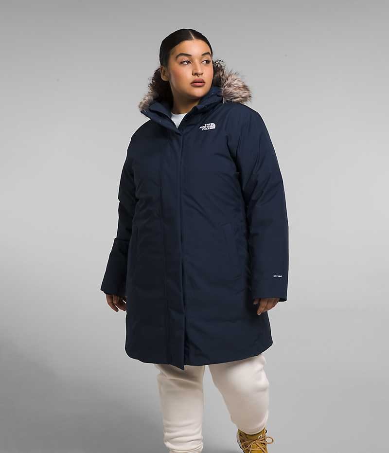 Parka The North Face Plus Arctic Femme Bleu Marine | FRANCE WDSQE