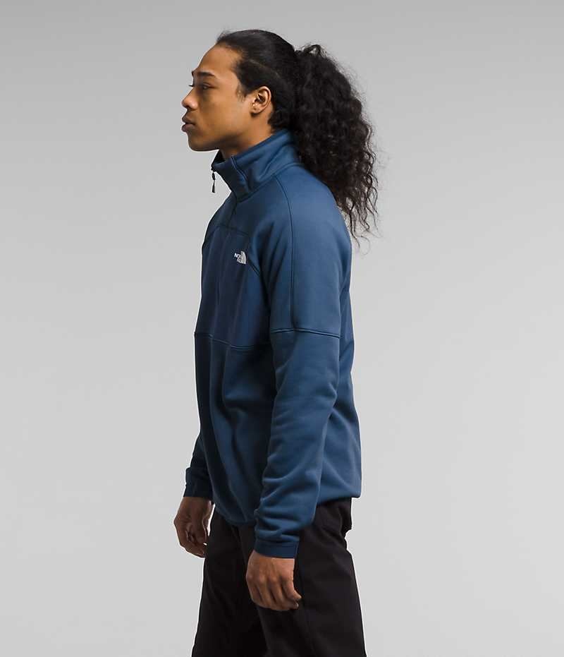 Pulls De Golf The North Face Canyonlands High Altitude ½-Zip Homme Bleu | FR TKRCG