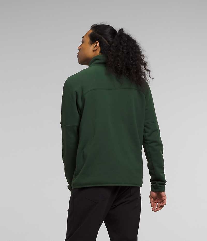 Pulls De Golf The North Face Canyonlands High Altitude ½-Zip Homme Vert | PARIS EDGKT