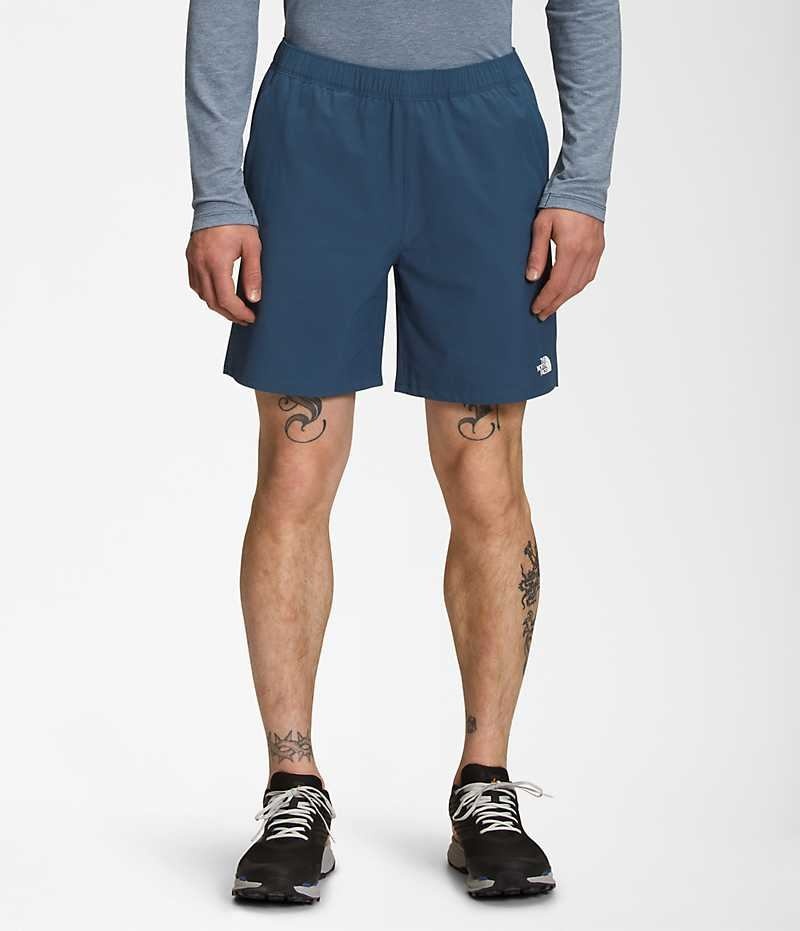 Short The North Face Wander Homme Bleu | FRANCE UDFMW