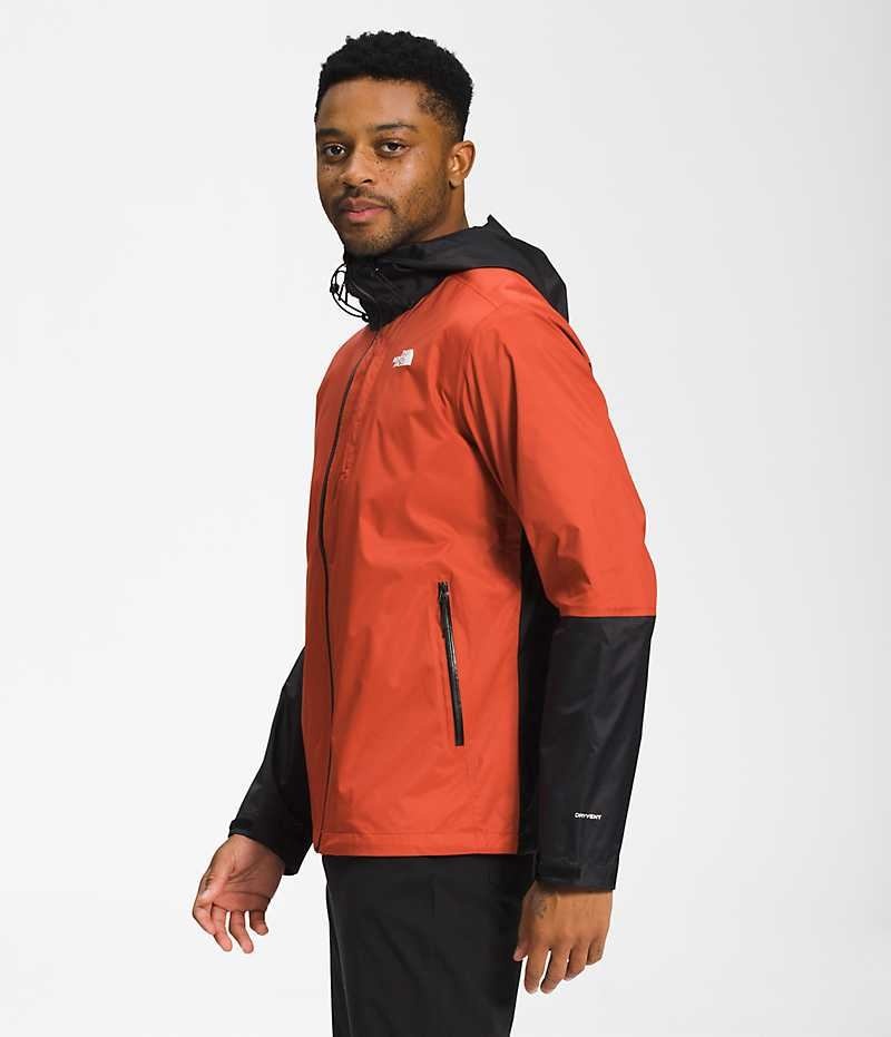 Veste Imperméable The North Face Alta Vista Homme Corail Noir | FR MCWKP