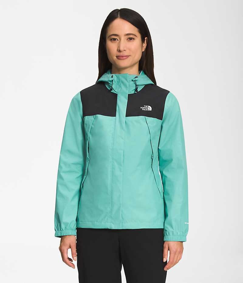 Veste Imperméable The North Face Antora Femme Turquoise | PARIS TJZMS