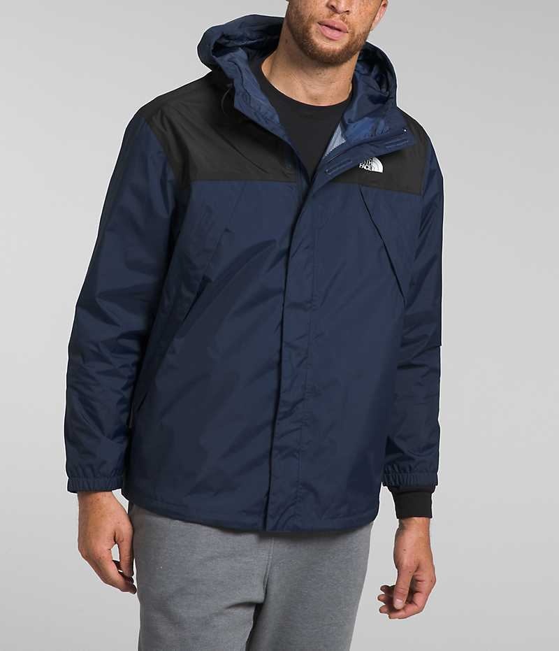 Veste Imperméable The North Face Big Antora Homme Bleu Marine Noir | FR LUVQK