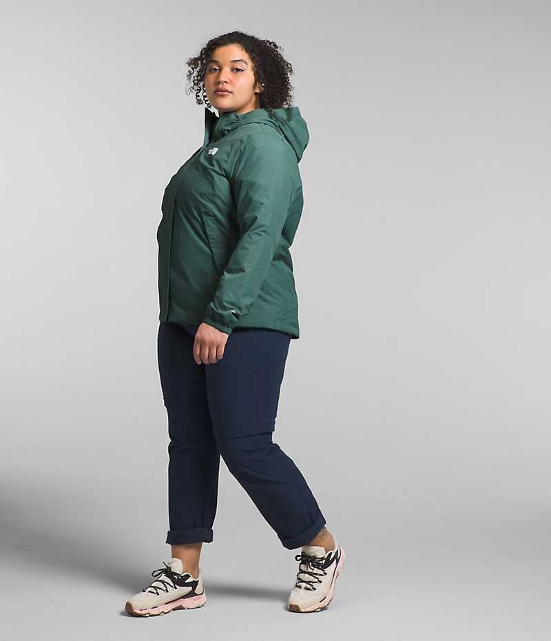 Veste Imperméable The North Face Plus Antora Femme Vert | FRANCE GYVFB