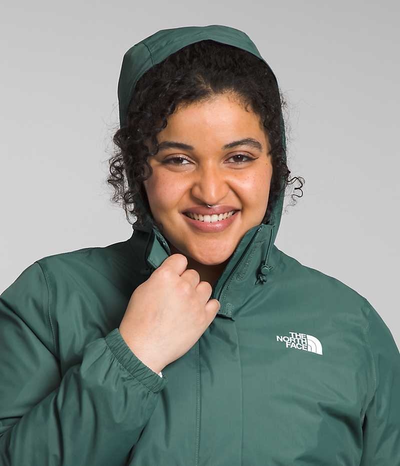 Veste Imperméable The North Face Plus Antora Femme Vert | FRANCE GYVFB