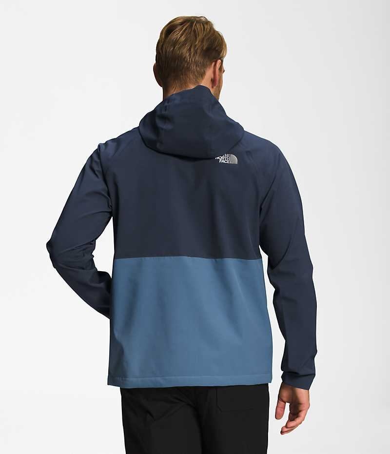 Veste Imperméable The North Face Valle Vista Stretch Homme Bleu | FRANCE WYJMG