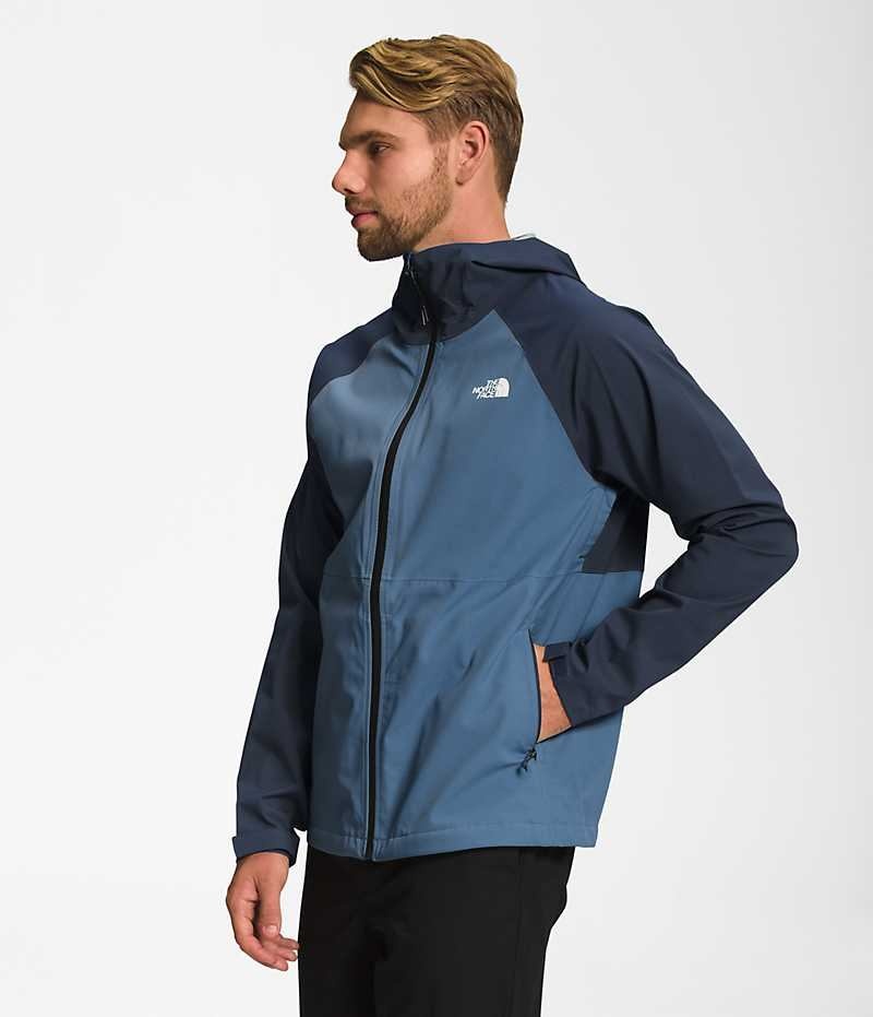 Veste Imperméable The North Face Valle Vista Stretch Homme Bleu | FRANCE WYJMG