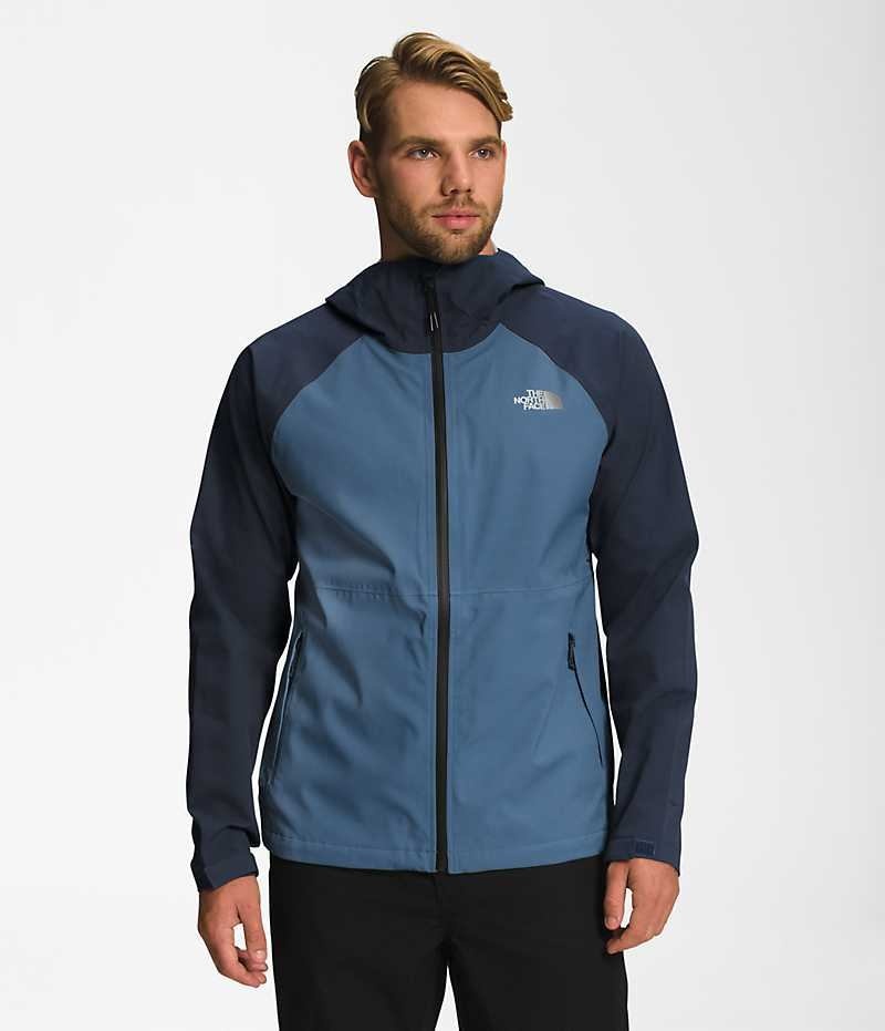 Veste Imperméable The North Face Valle Vista Stretch Homme Bleu | FRANCE WYJMG