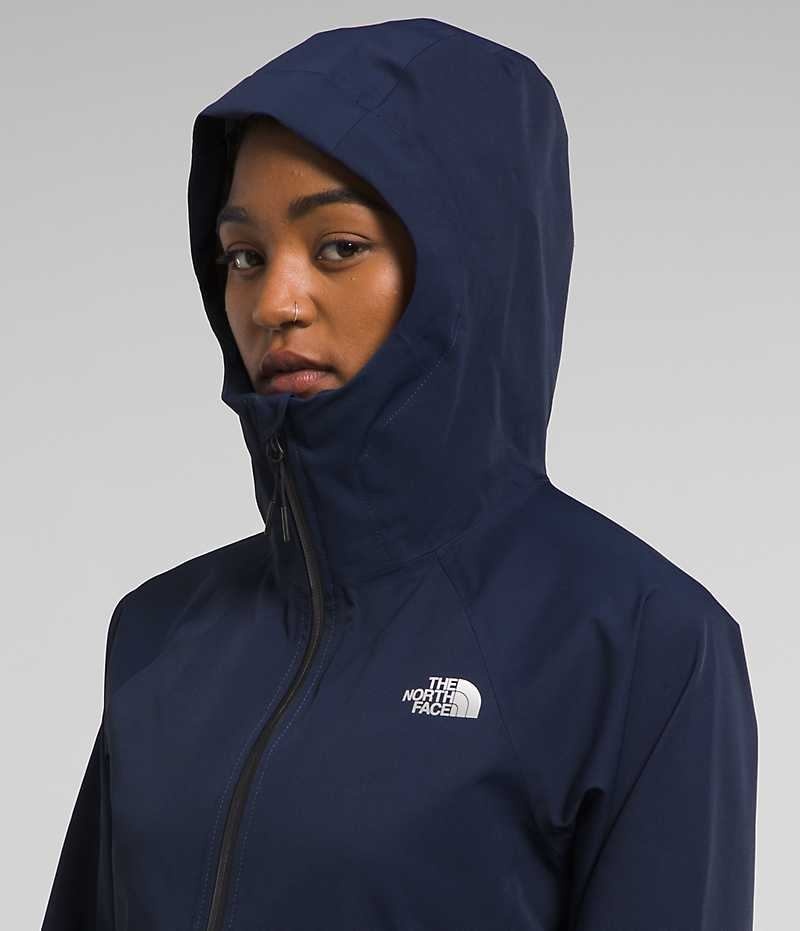 Veste Imperméable The North Face Valle Vista Stretch Femme Bleu Marine | FR LVMNJ