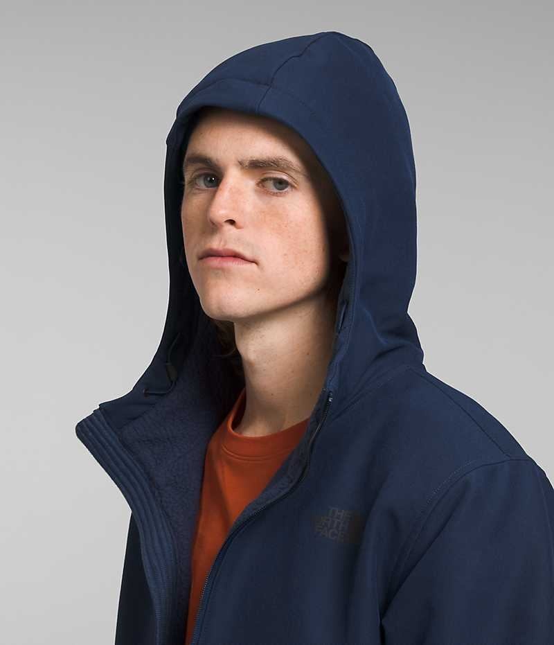 Veste Softshell The North Face Camden Thermal Hoodie Homme Bleu Marine | FRANCE DSLIV