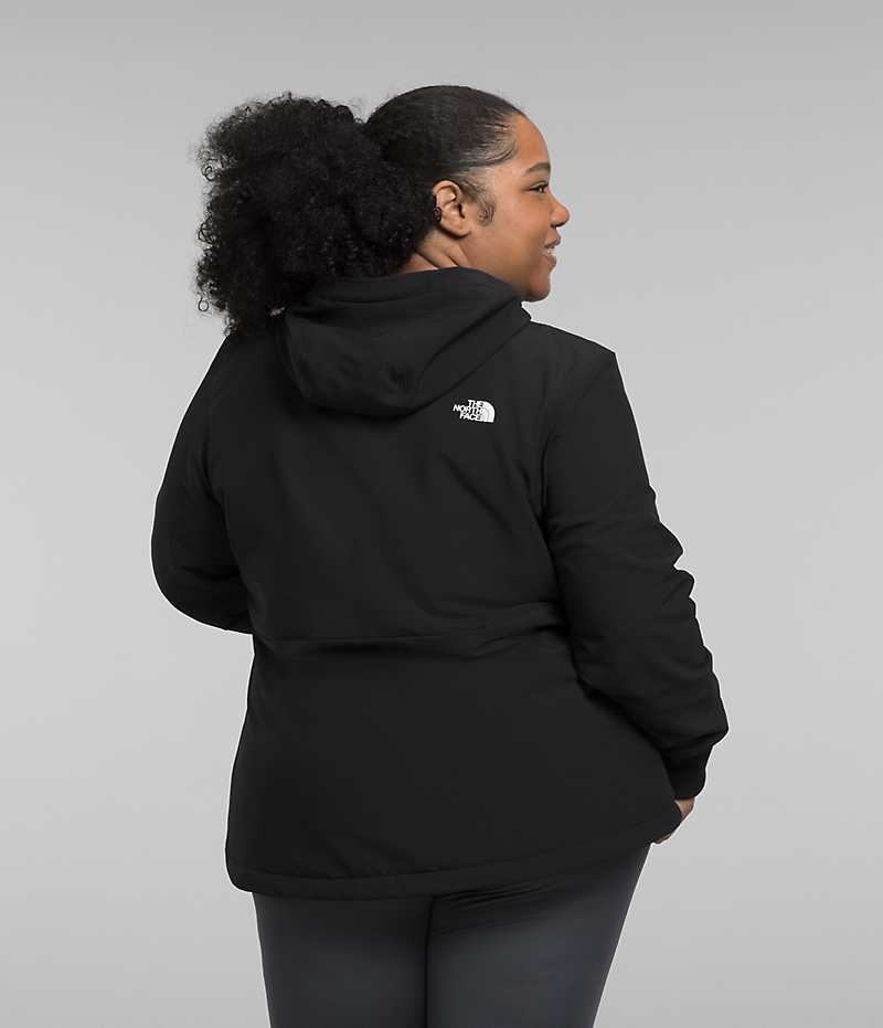 Veste Softshell The North Face Plus Shelbe Raschel Hoodie Femme Noir | FR OITYB