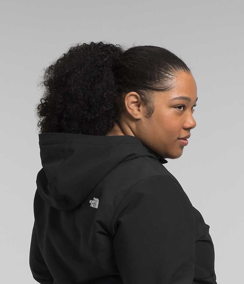 Veste Softshell The North Face Plus Shelbe Raschel Hoodie Femme Noir | FR OITYB