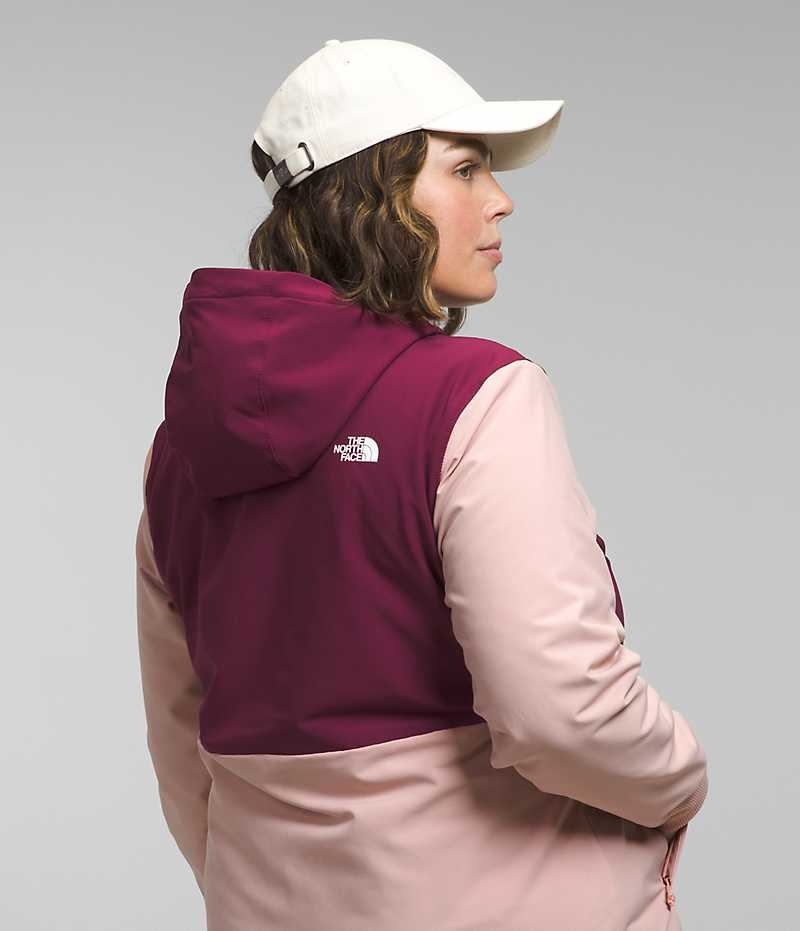 Veste Softshell The North Face Plus Shelbe Raschel Hoodie Femme Rose | PARIS MSGCU