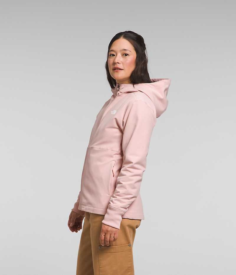 Veste Softshell The North Face Shelbe Raschel Hoodie Femme Rose | FRANCE VHYSM