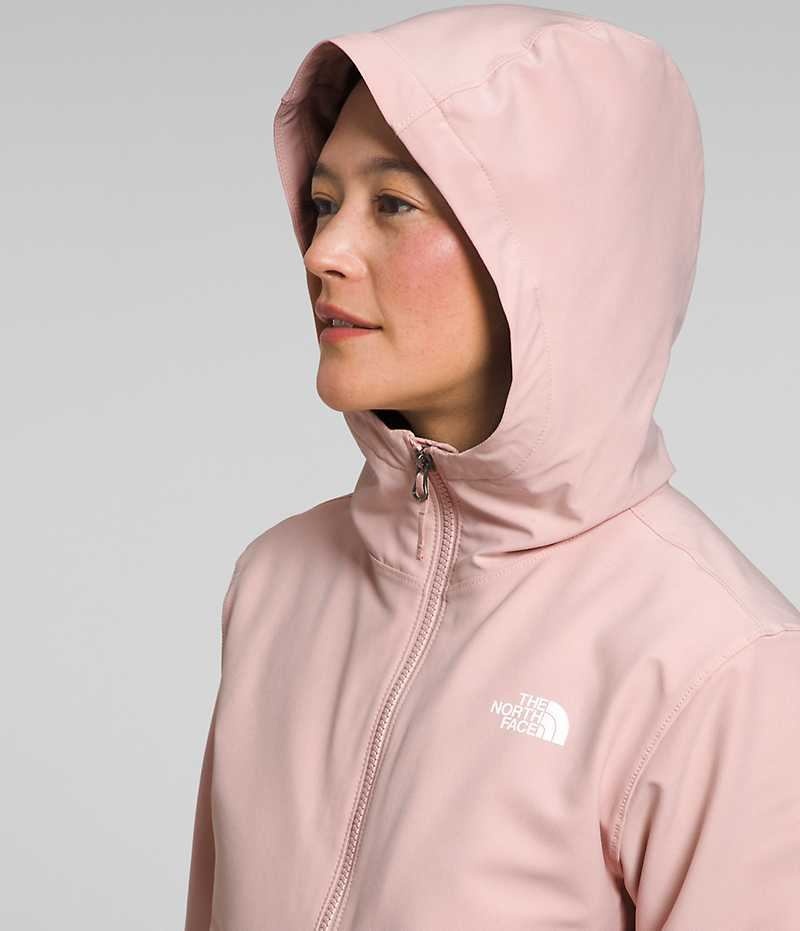 Veste Softshell The North Face Shelbe Raschel Hoodie Femme Rose | FRANCE VHYSM