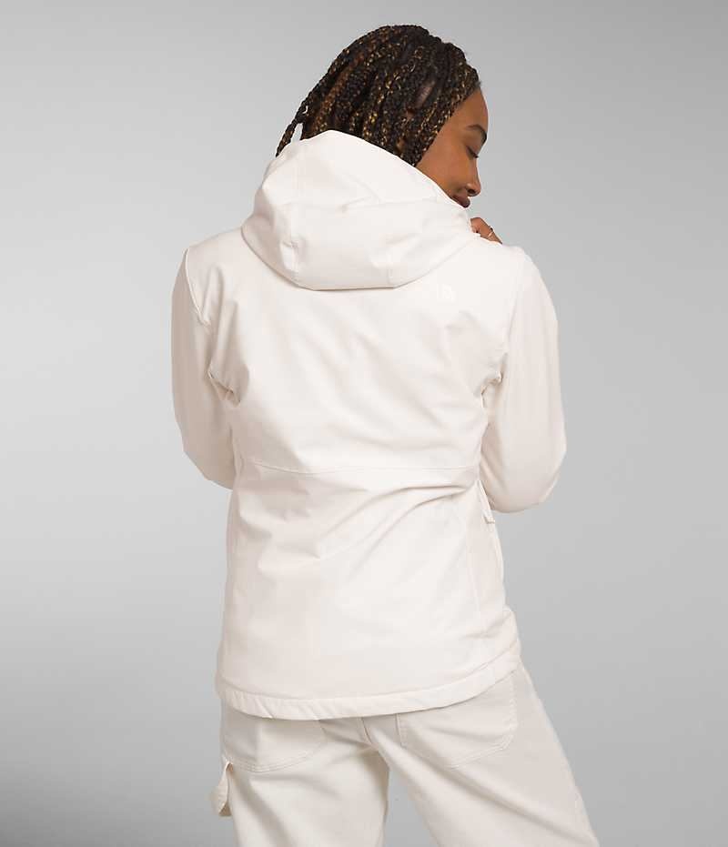 Veste Softshell The North Face Shelbe Raschel Hoodie Femme Blanche | FR TFJSW